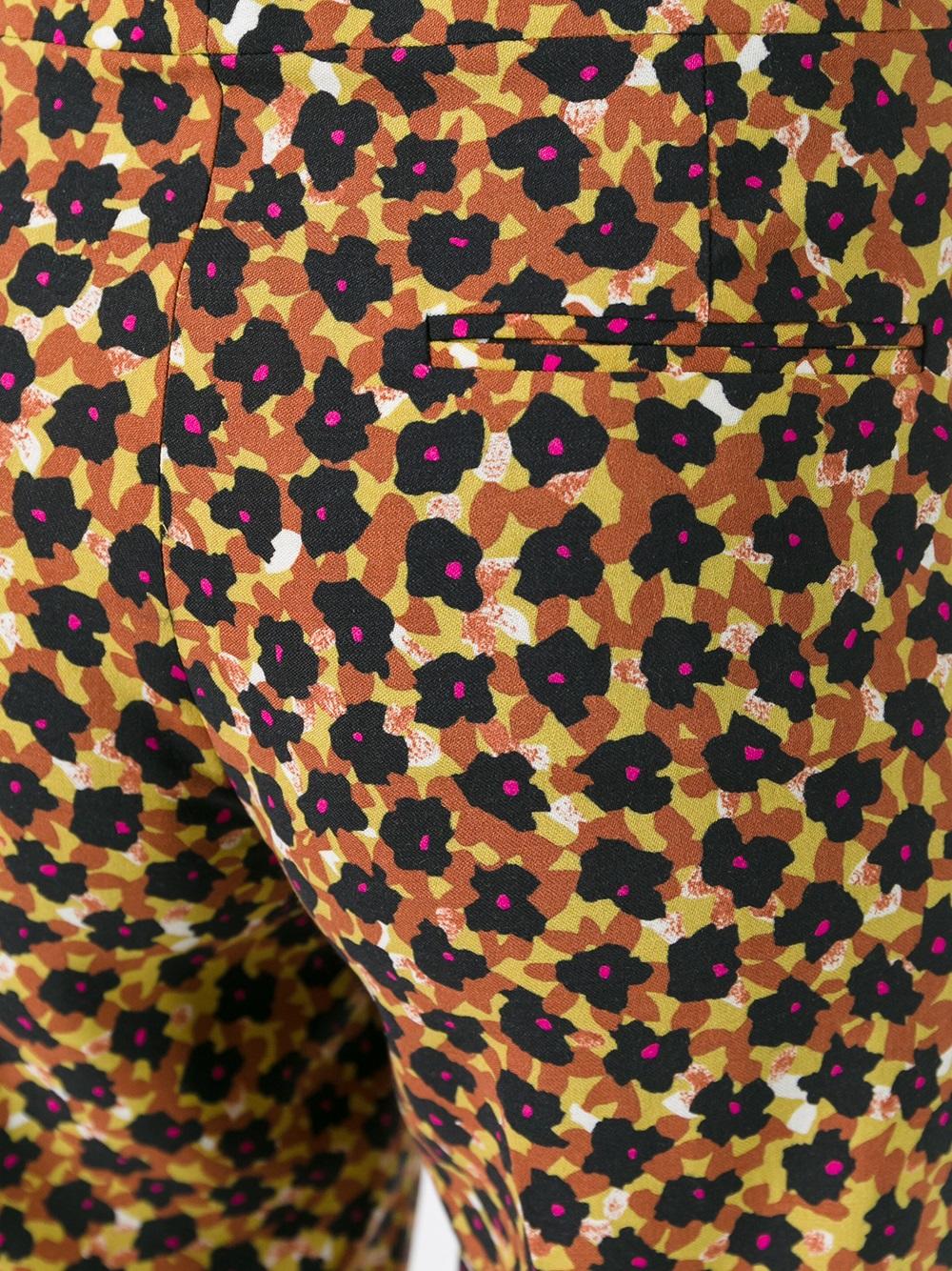 floral printed cropped trousers