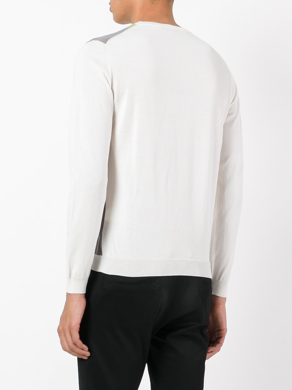 geometric pattern sweater