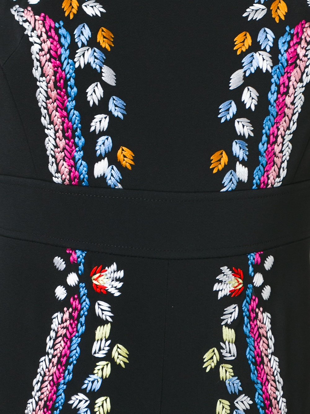 embroidery cady jumpsuit