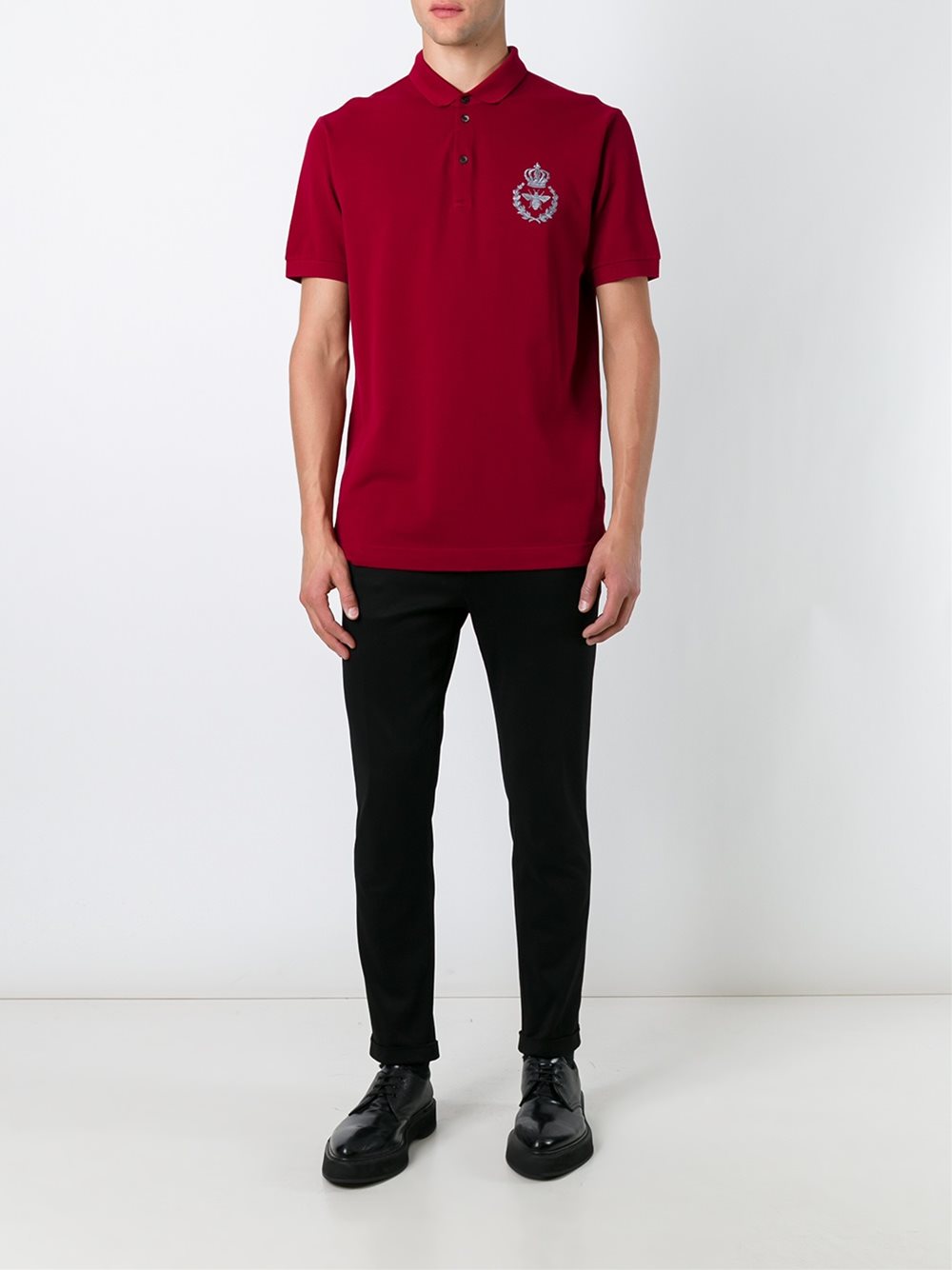 crown & bee polo shirt