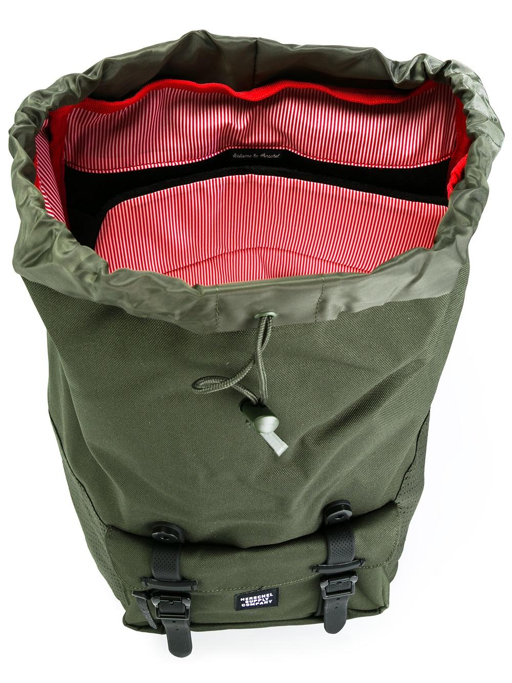 double strap fastening backpack