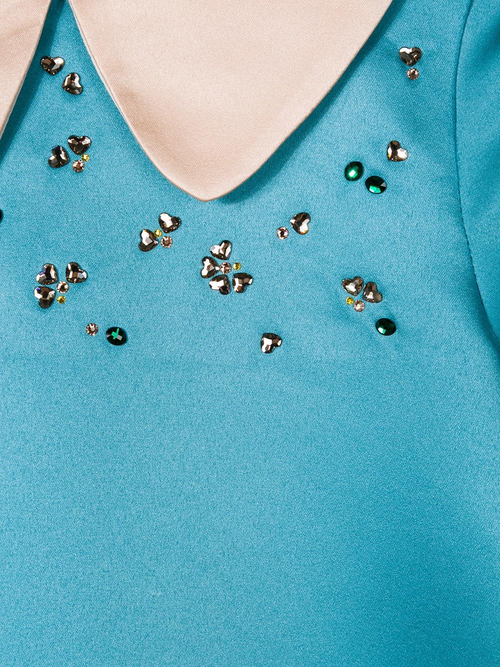 embellished shift dress