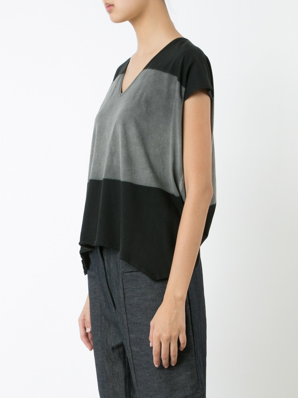 V-neck loose-fit T-shirt