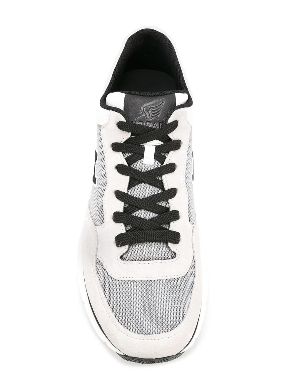 panelled sneakers 