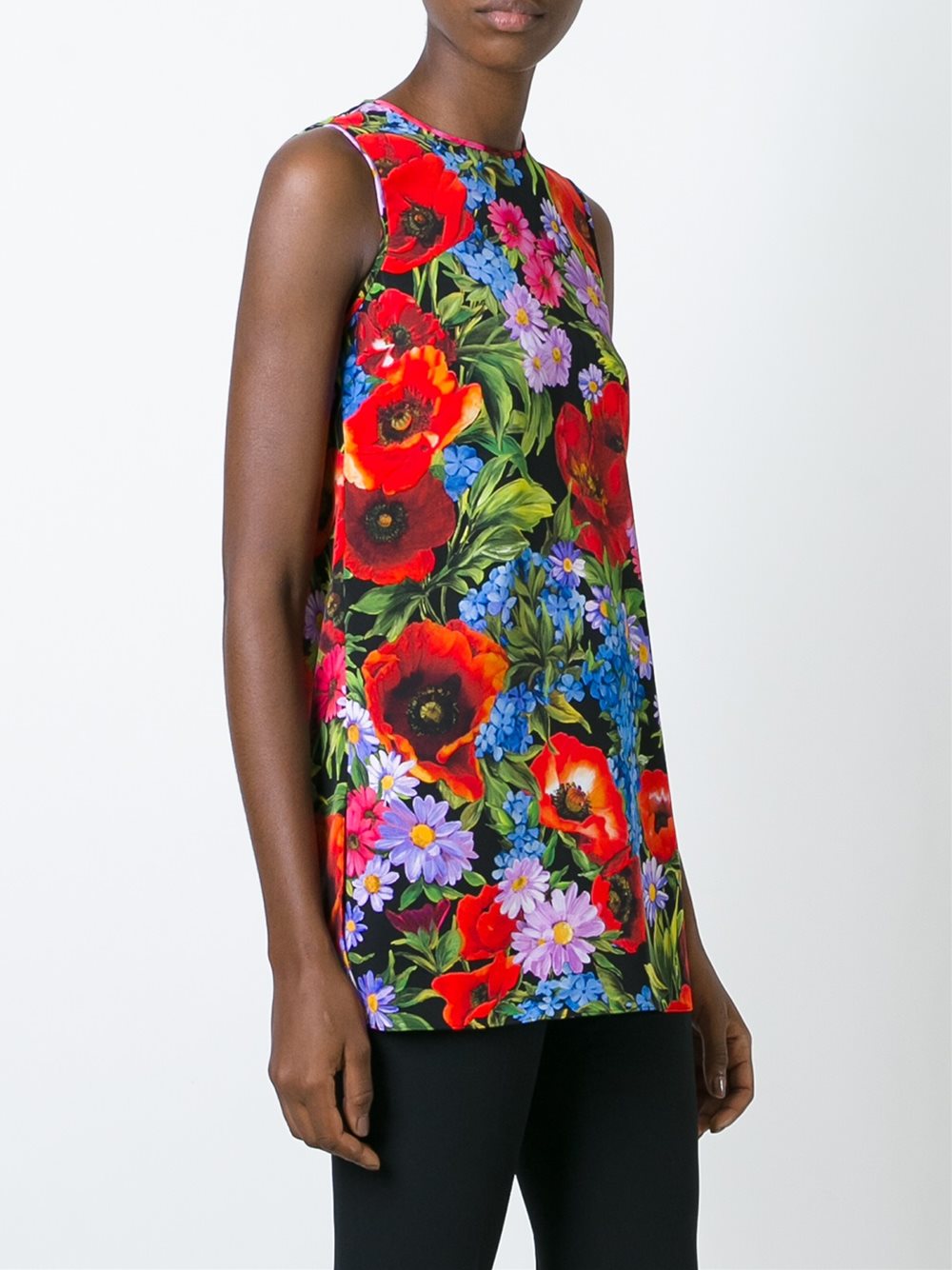 floral print tank top