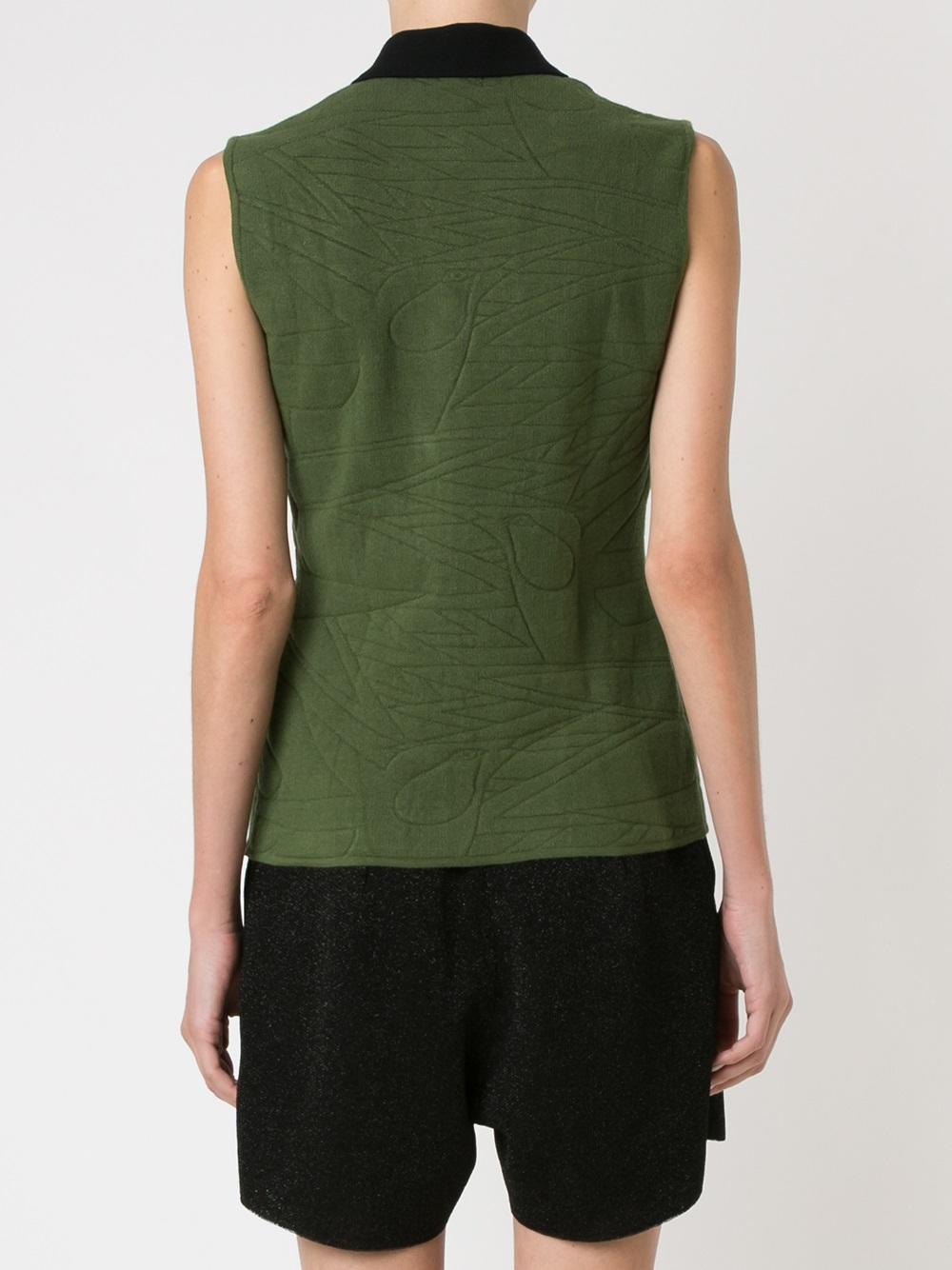 sleeveless polo shirt