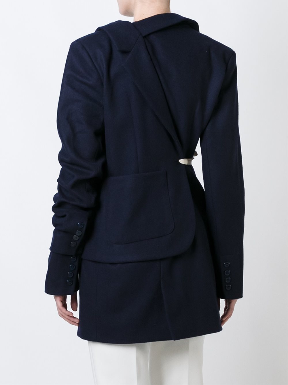 asymmetric blazer