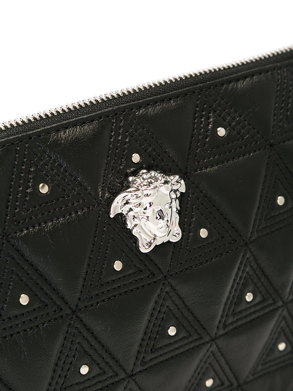 Medusa Triangle clutch bag