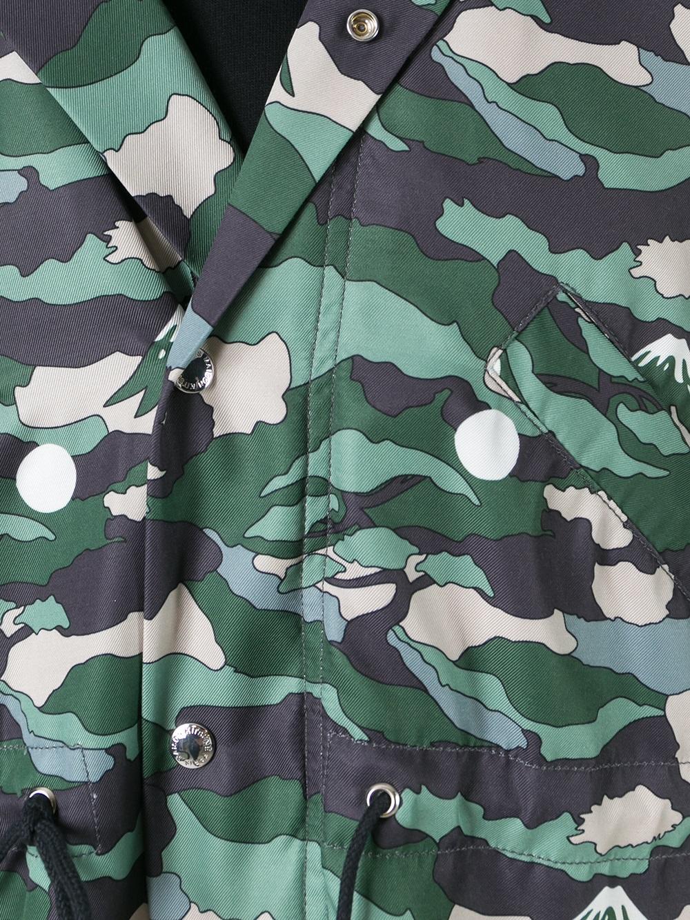 camouflage hooded jacket