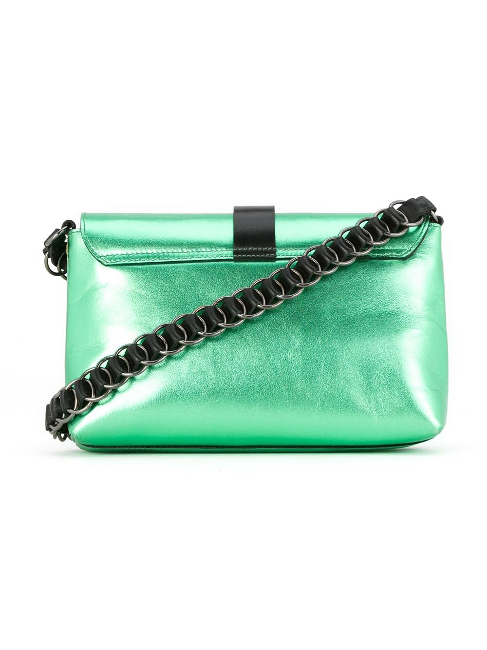metallic crossbody bag