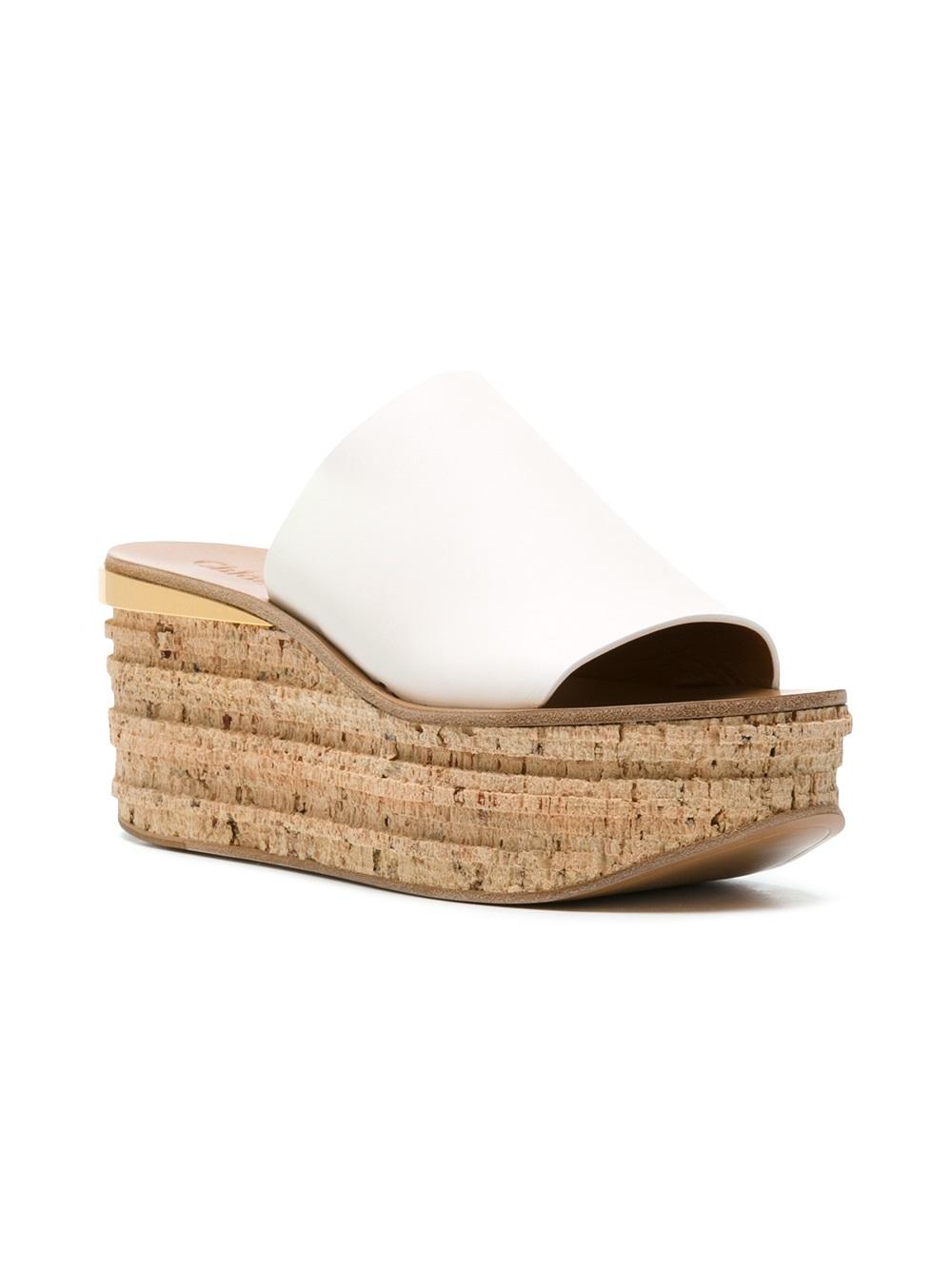 Camille wedge mules