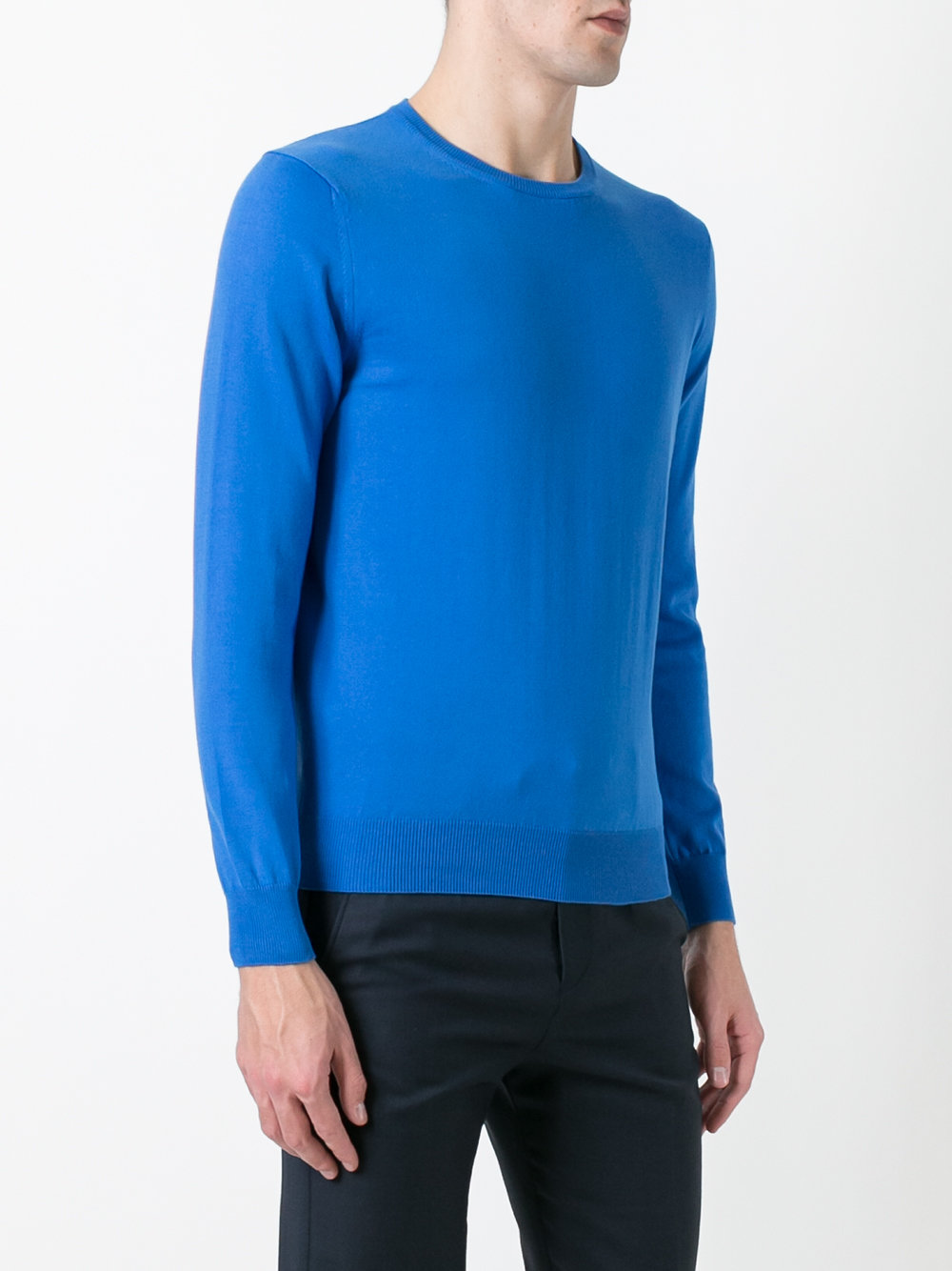 ribbed trim sweatshirt 