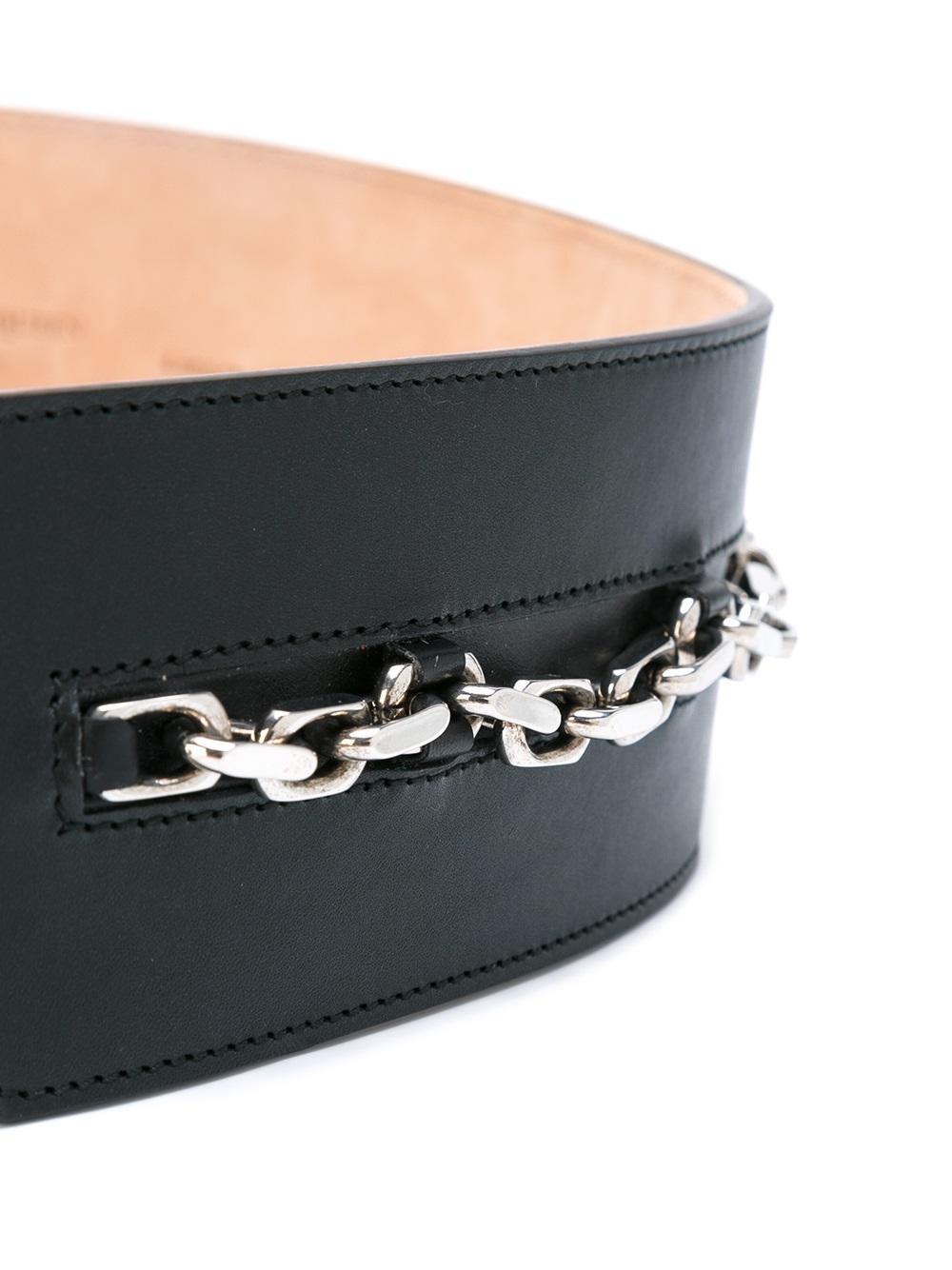 chain embellished belt