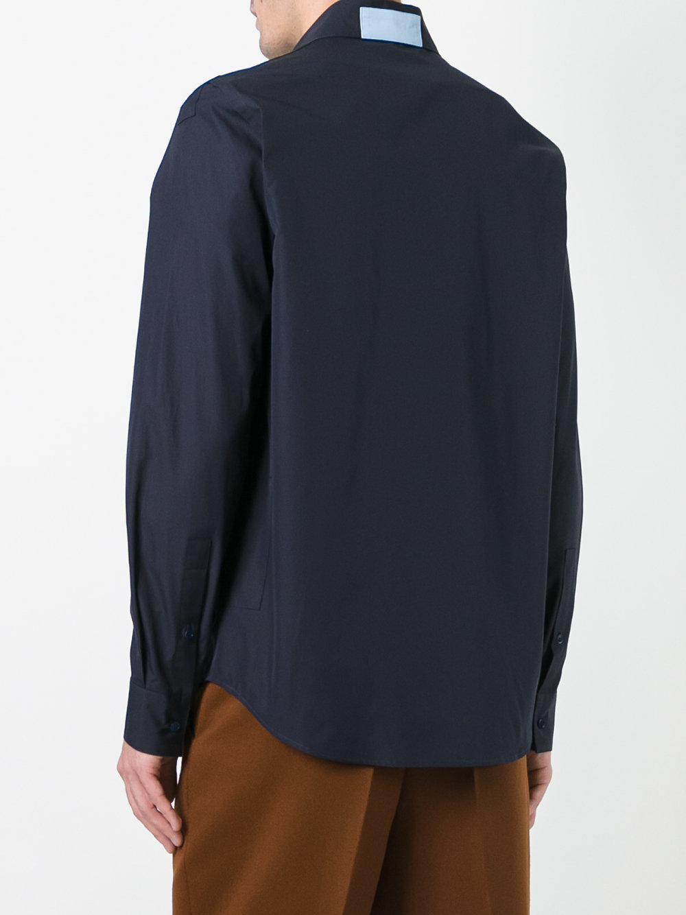 contrast tab shirt