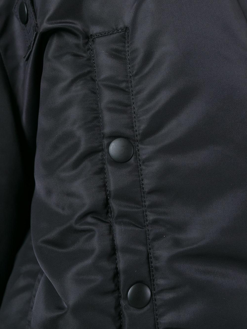 long length bomber jacket