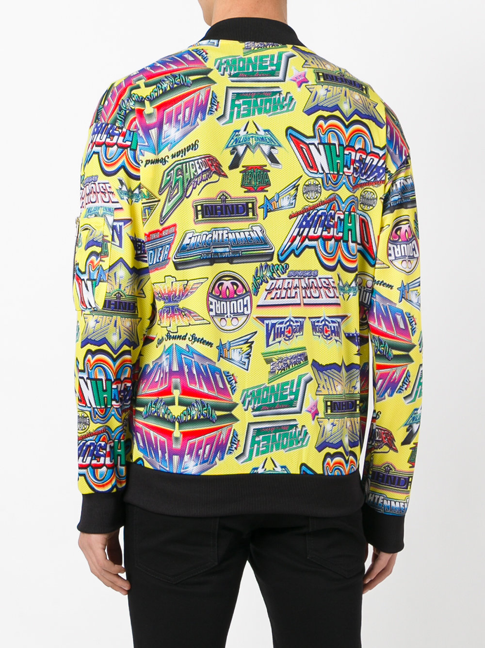 printed bomber jacket 