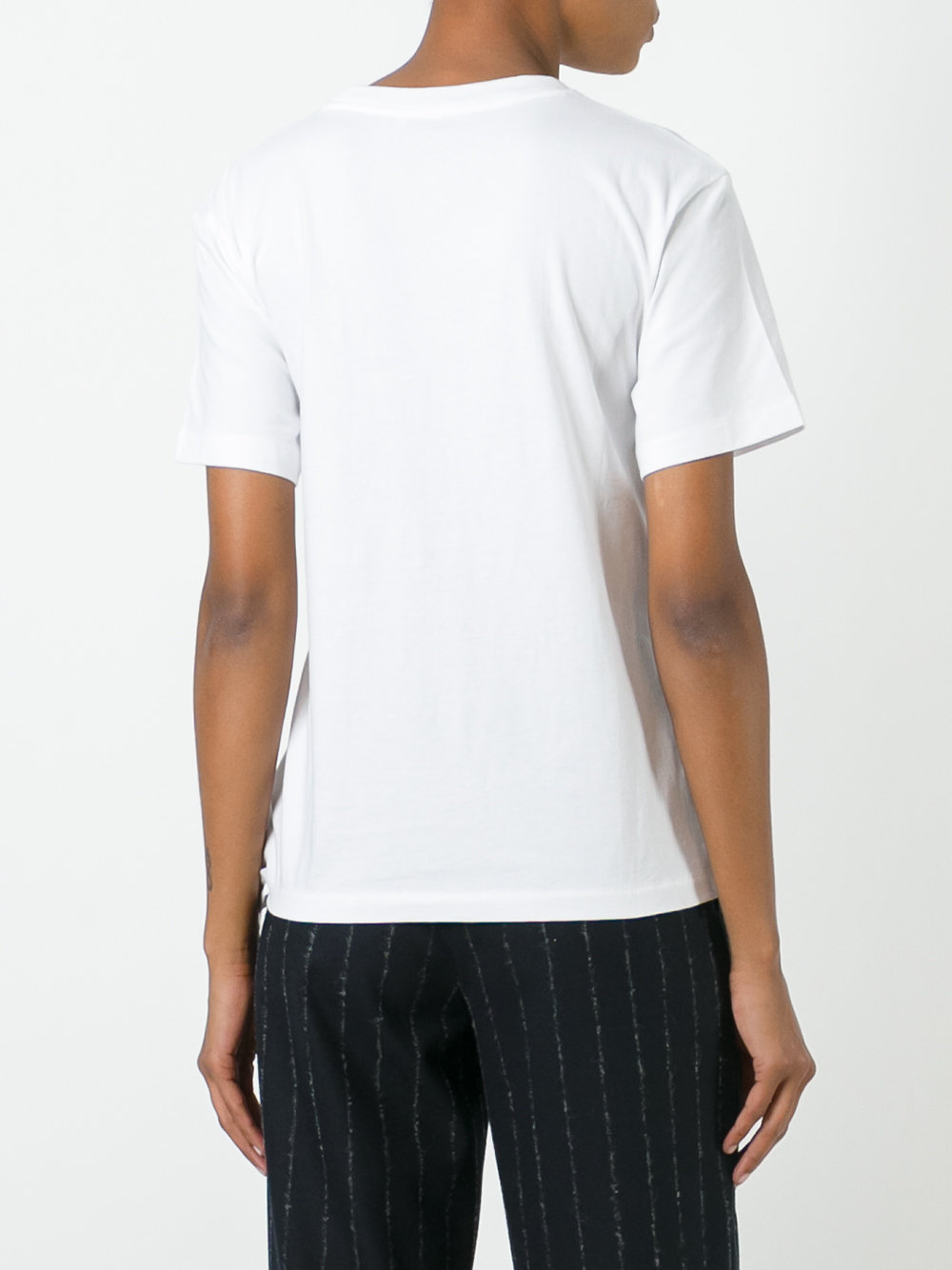 asymmetric knot detail T-shirt