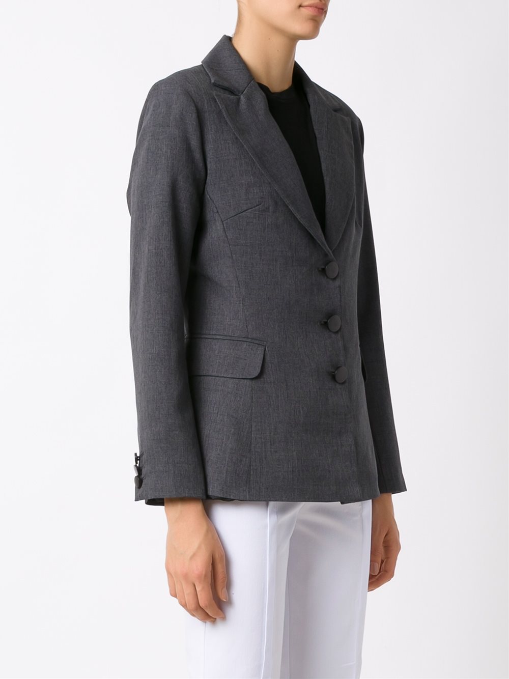 three button blazer