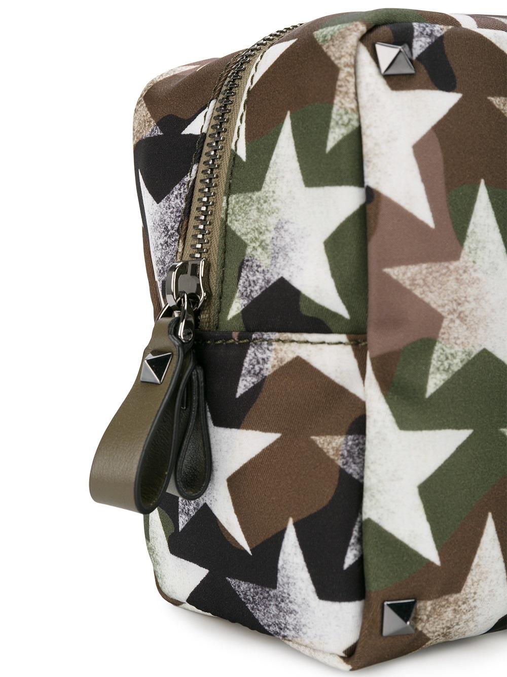 Valentino Garavani Rockstud Camustars clutch