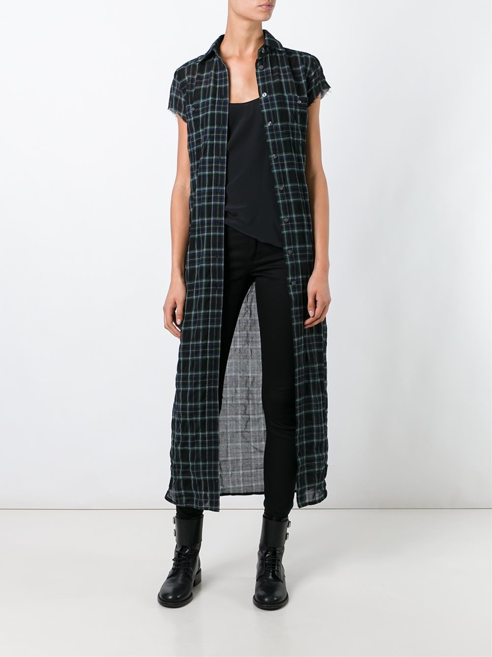 checked dress