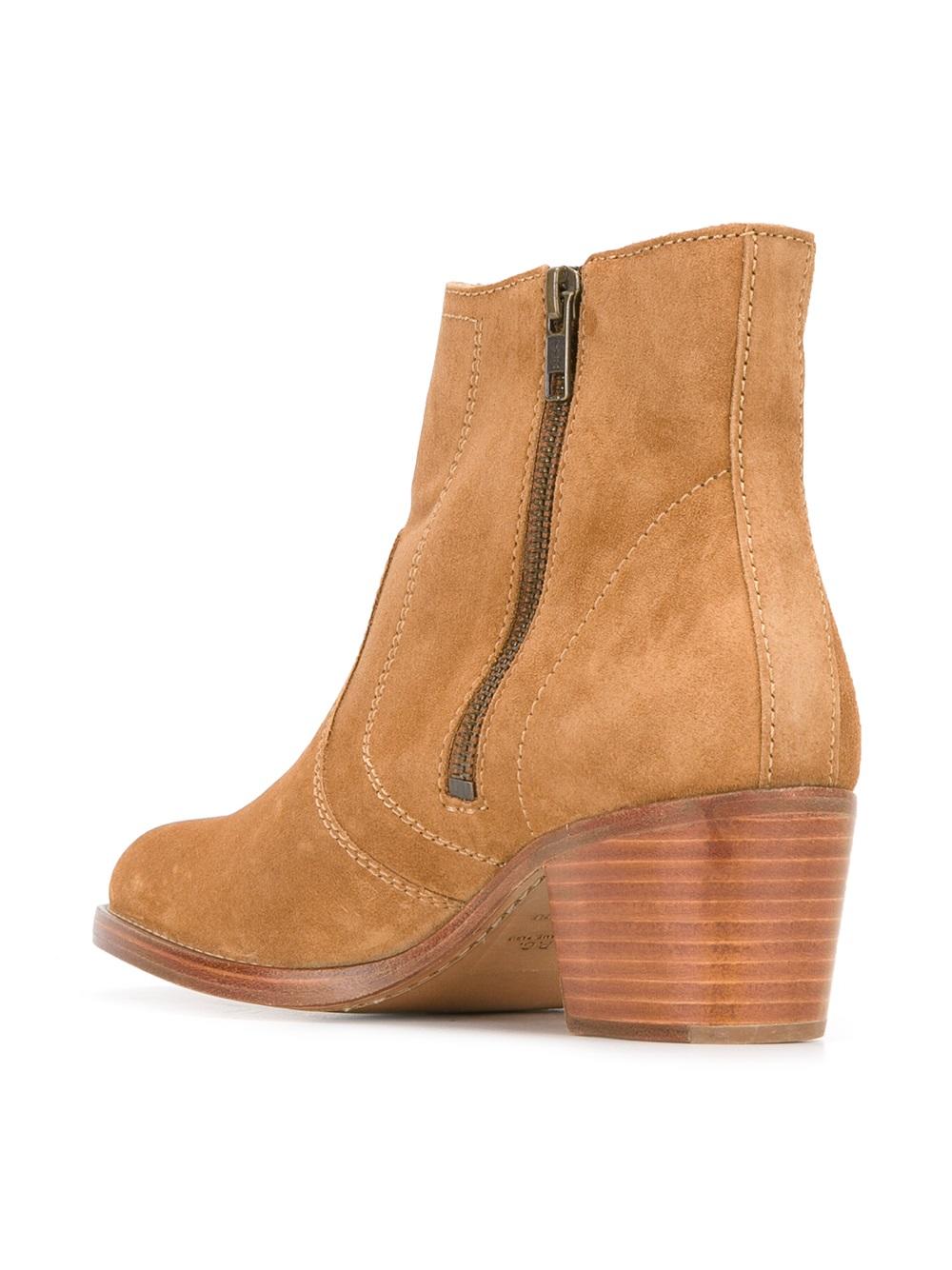 panelled ankle boots