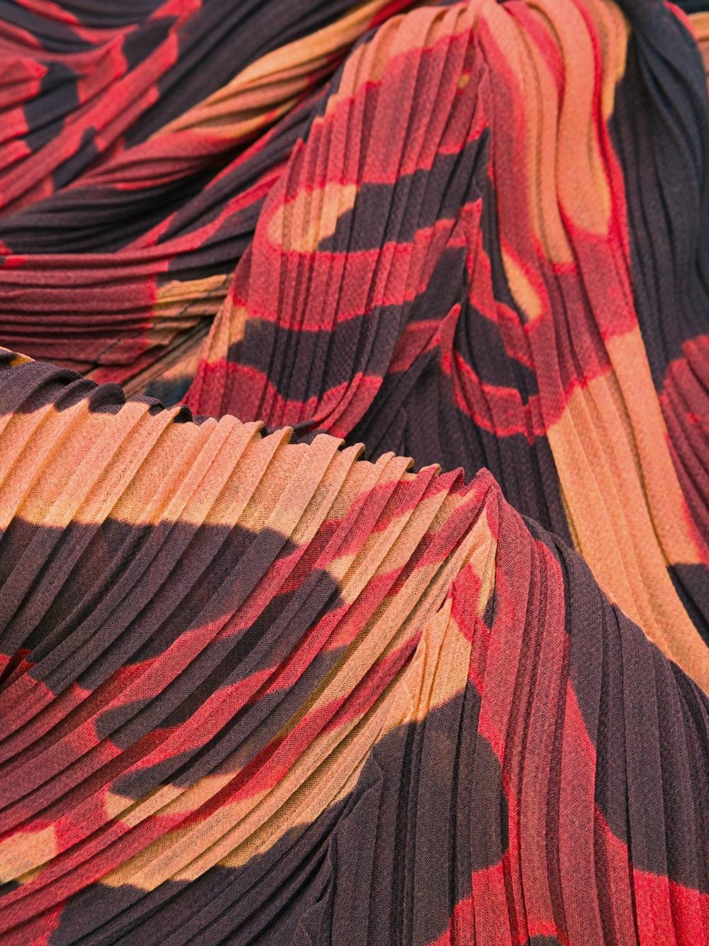 pleated scarf
