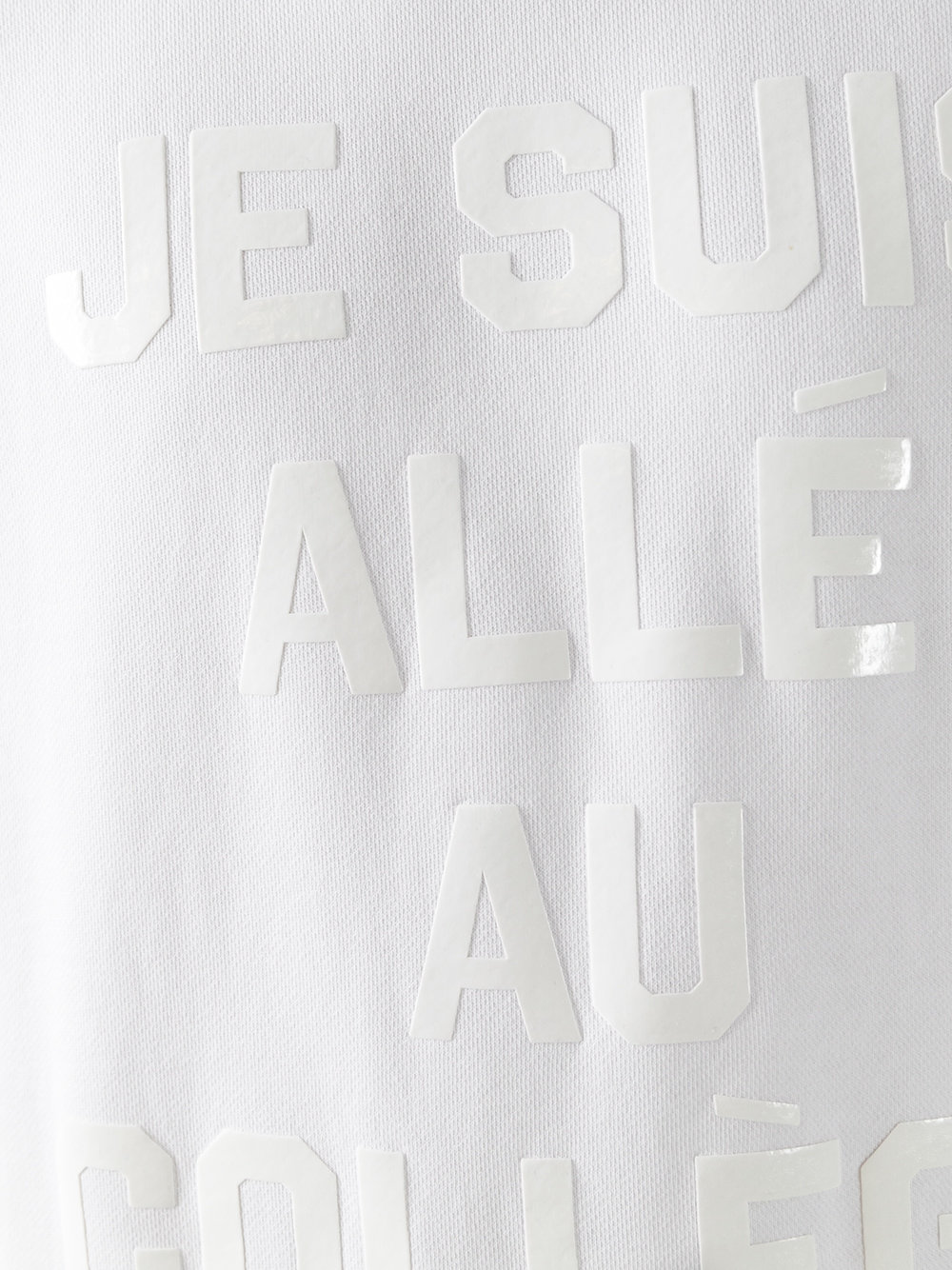 'je suis' print sweatshirt