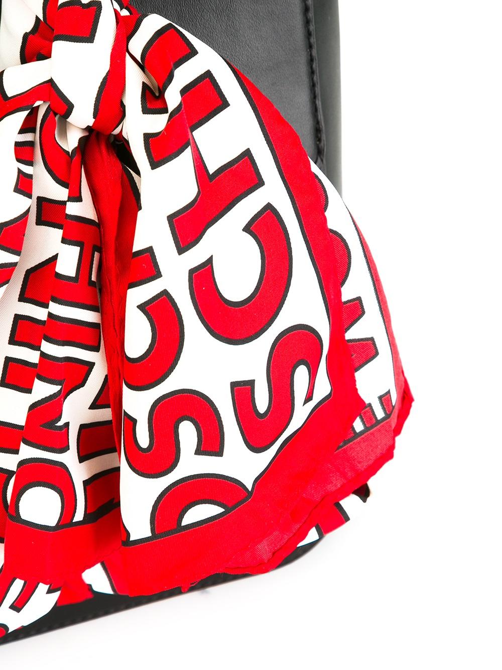 scarf detail tote