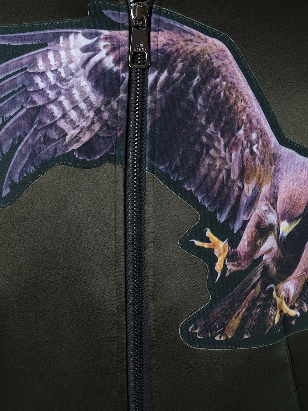 eagle print bomber jacket 
