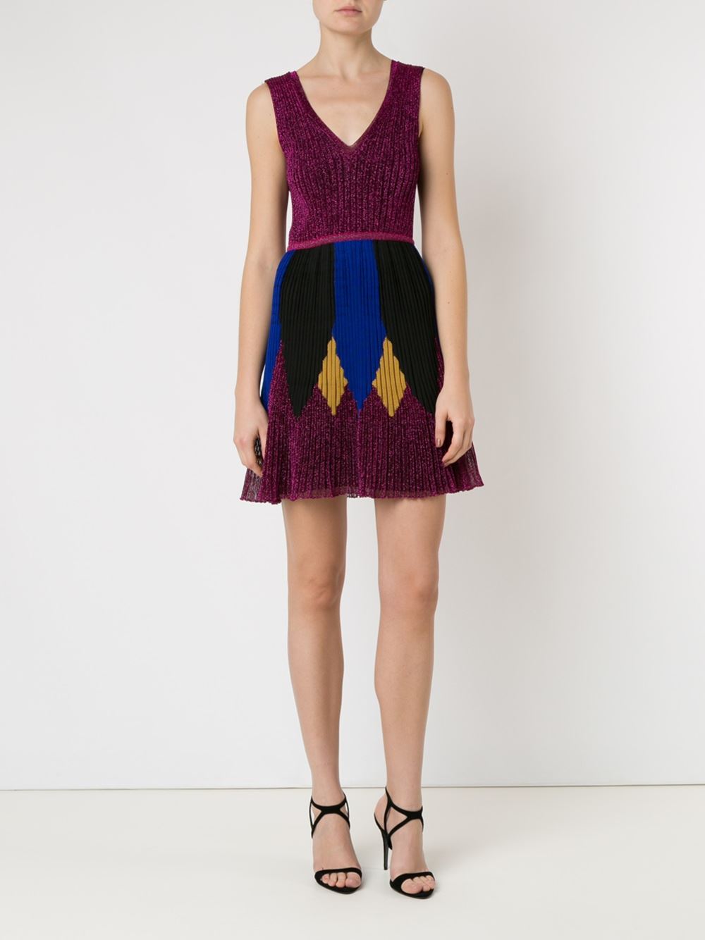 flared knit dress
