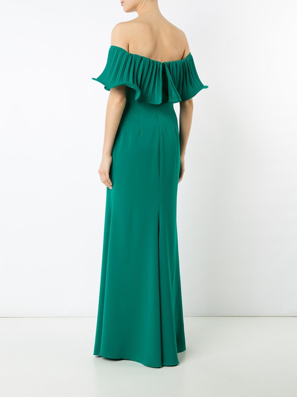 off-shoulder maxi dress