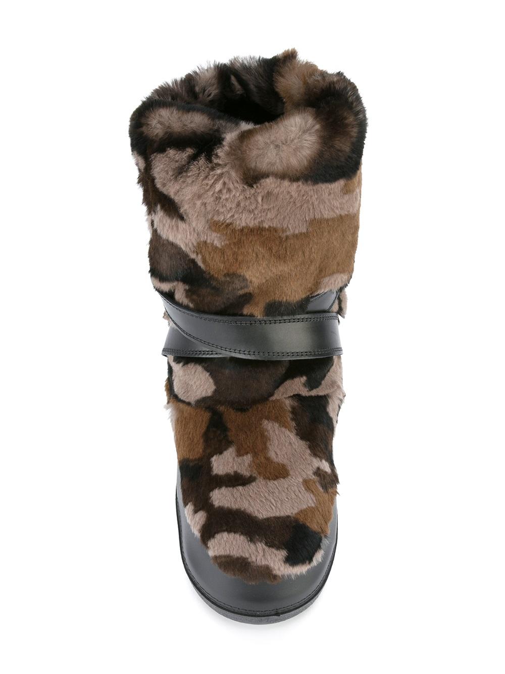 camouflage moon boots