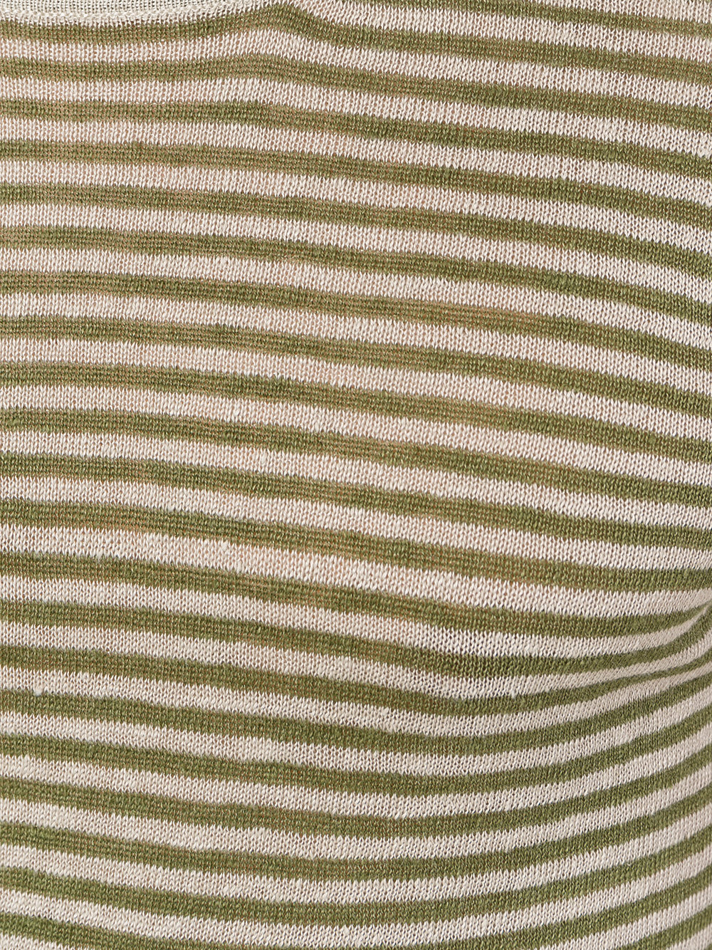 knitted striped T-shirt 