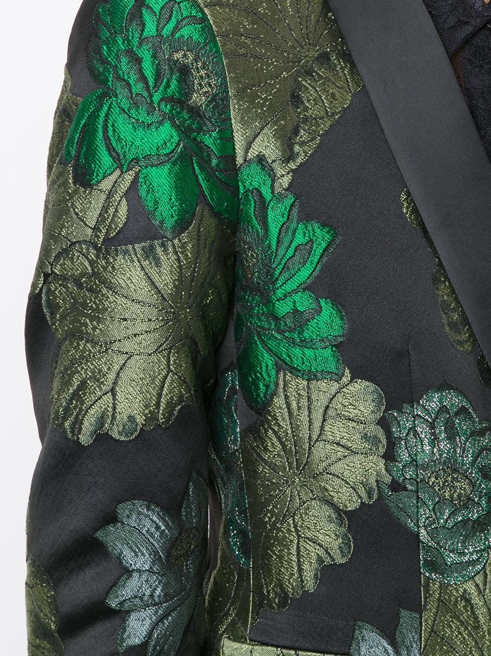 jacquard smoking jacket