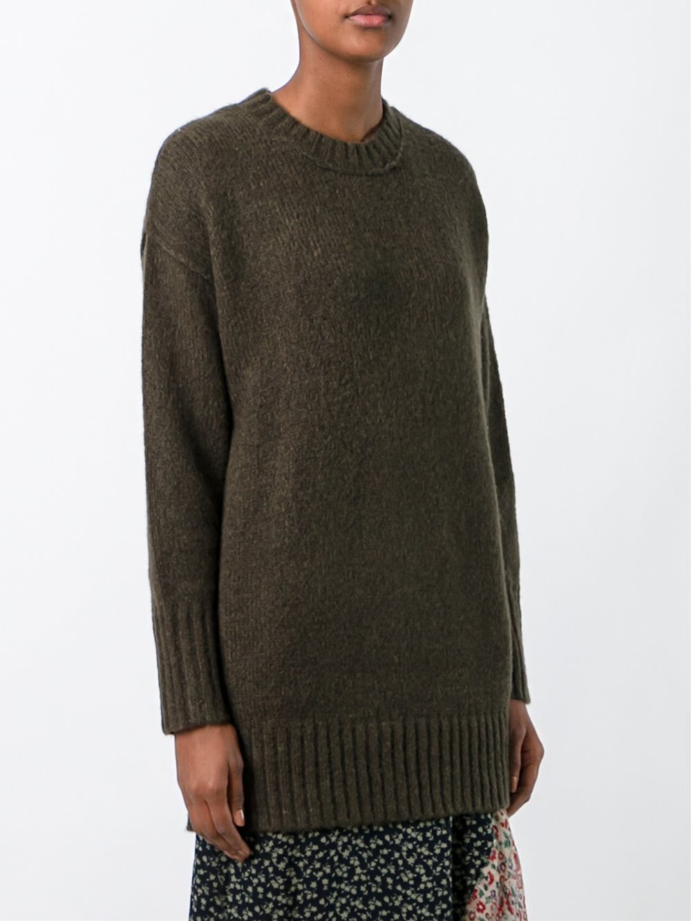 loose-fit sweater