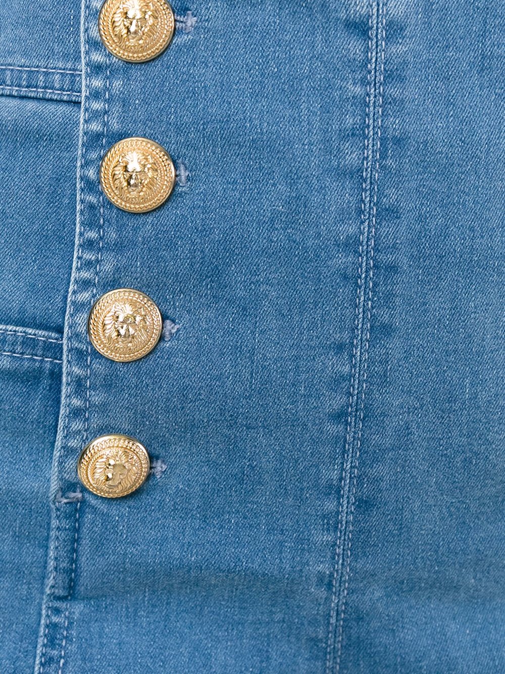 paneled button-up jeans