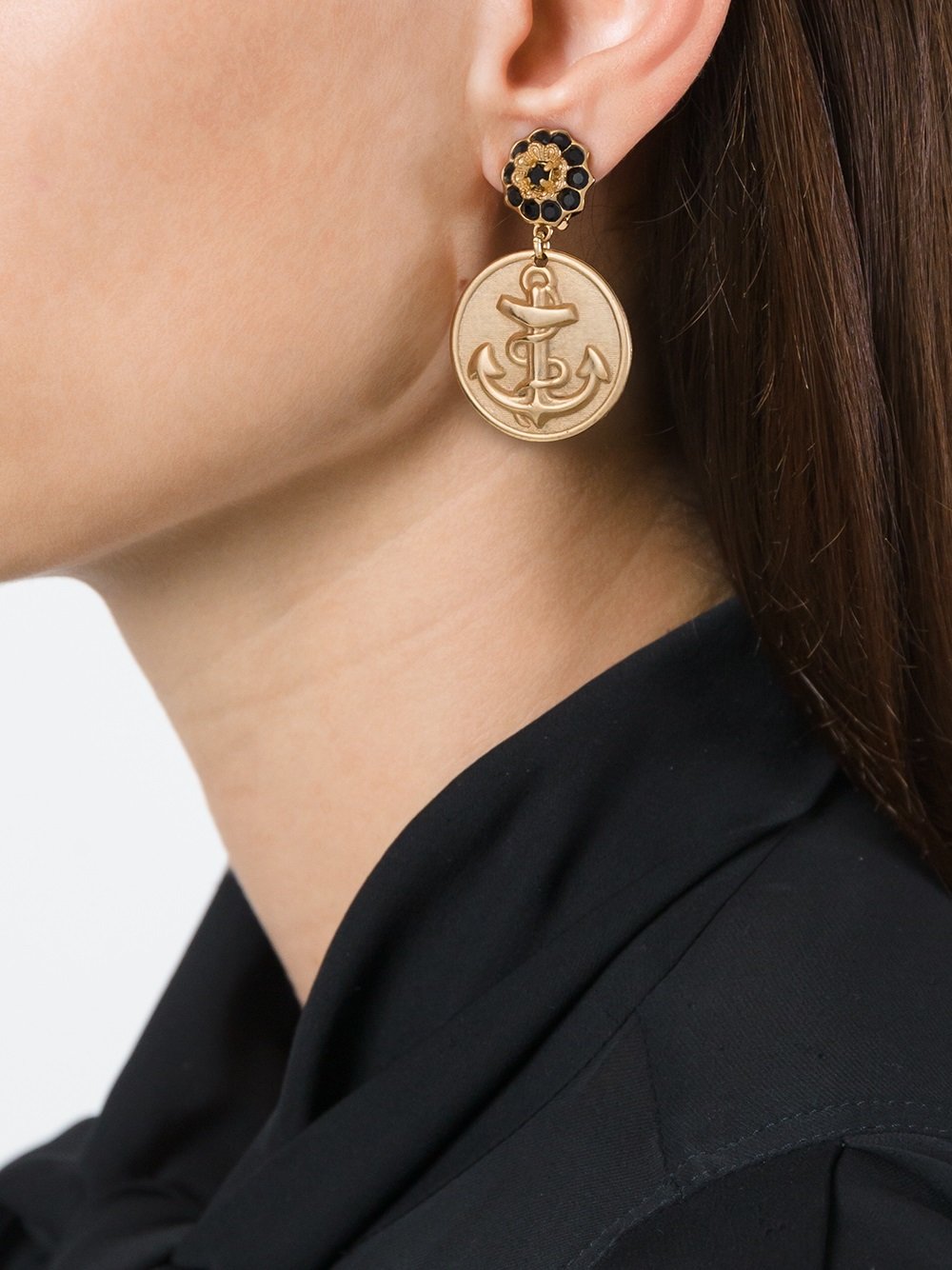 nautical clip-on earrings