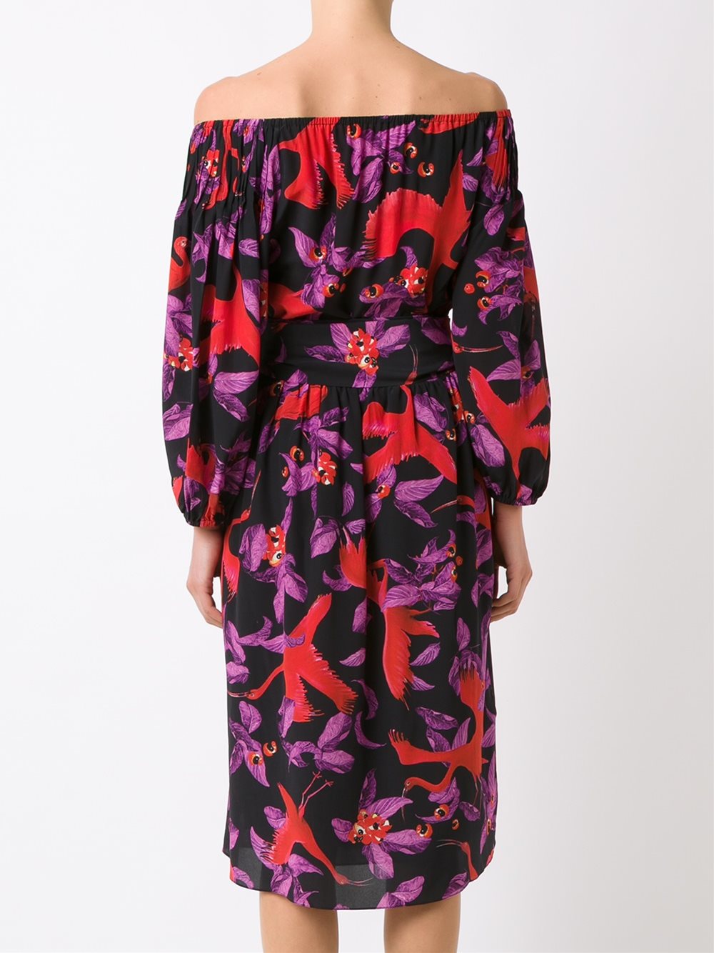 silk midi dress