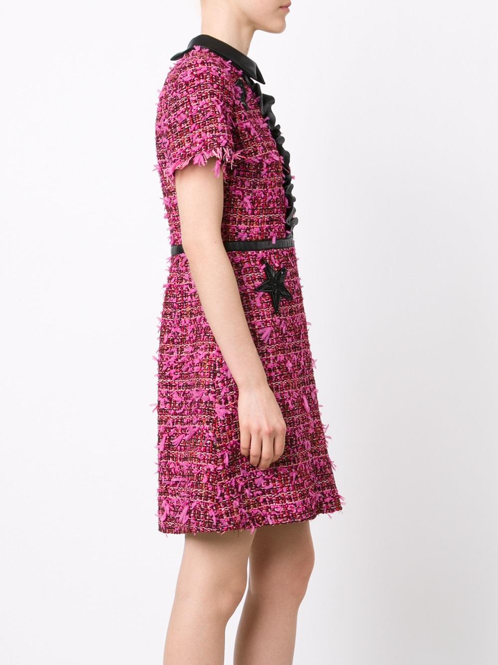 bouclé knit dress
