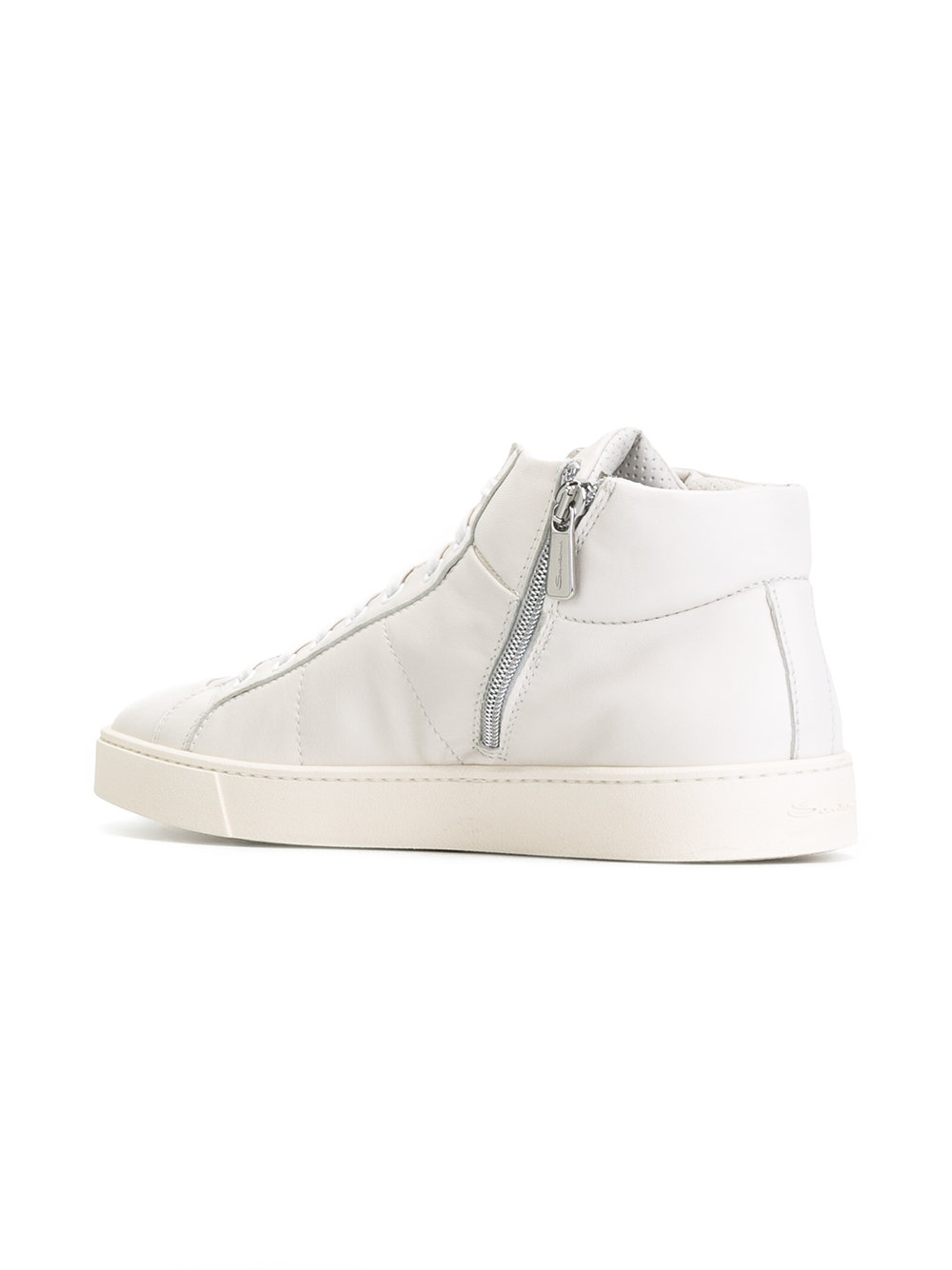 side zip fastening hi-tops