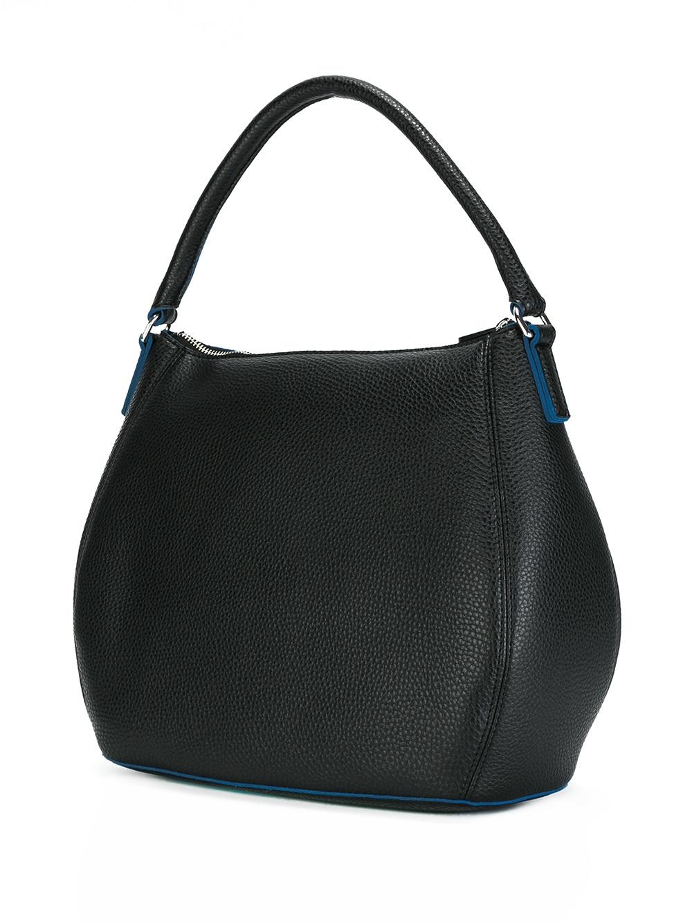 zipped shoulder bag