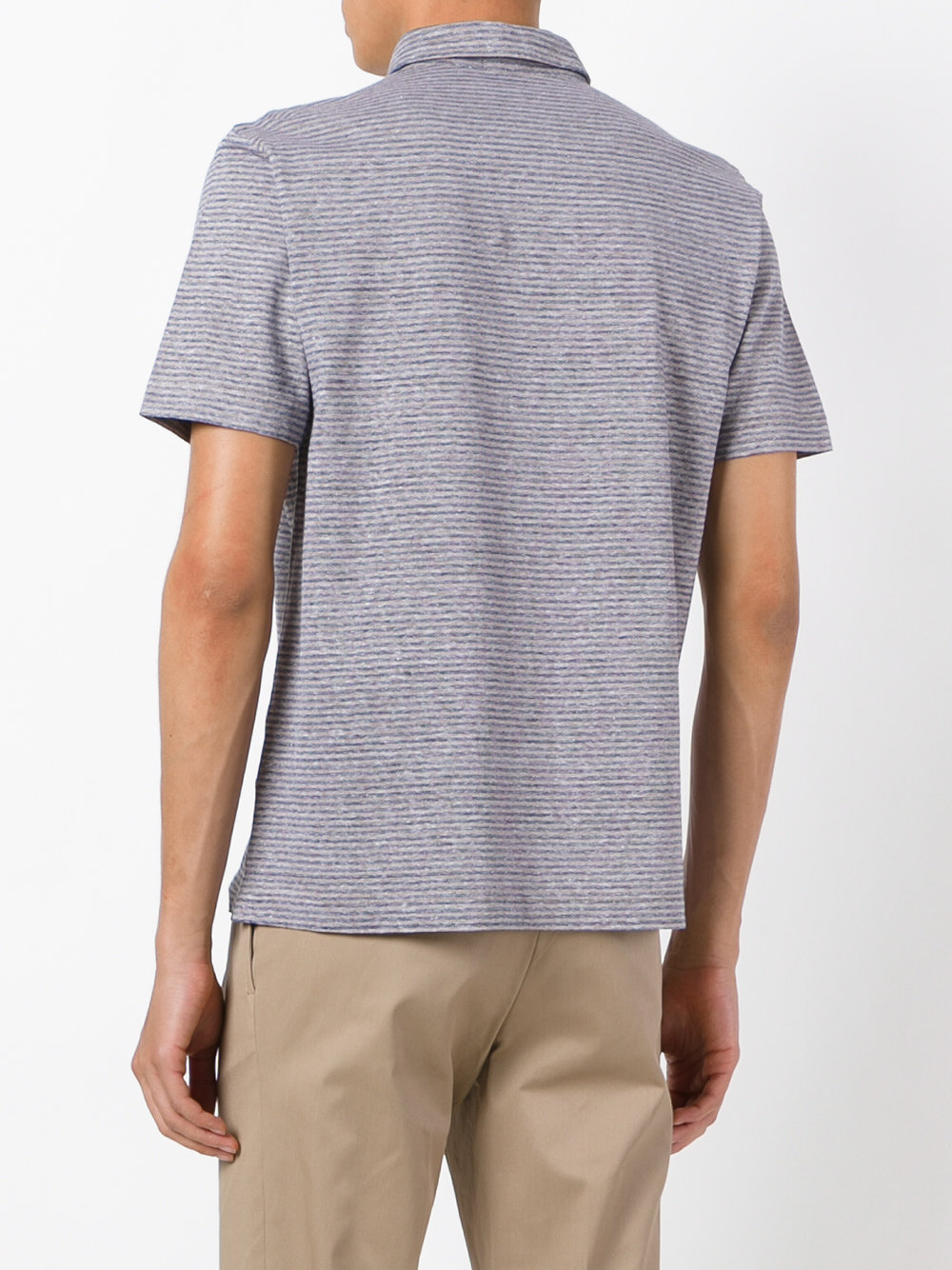 striped polo shirt 