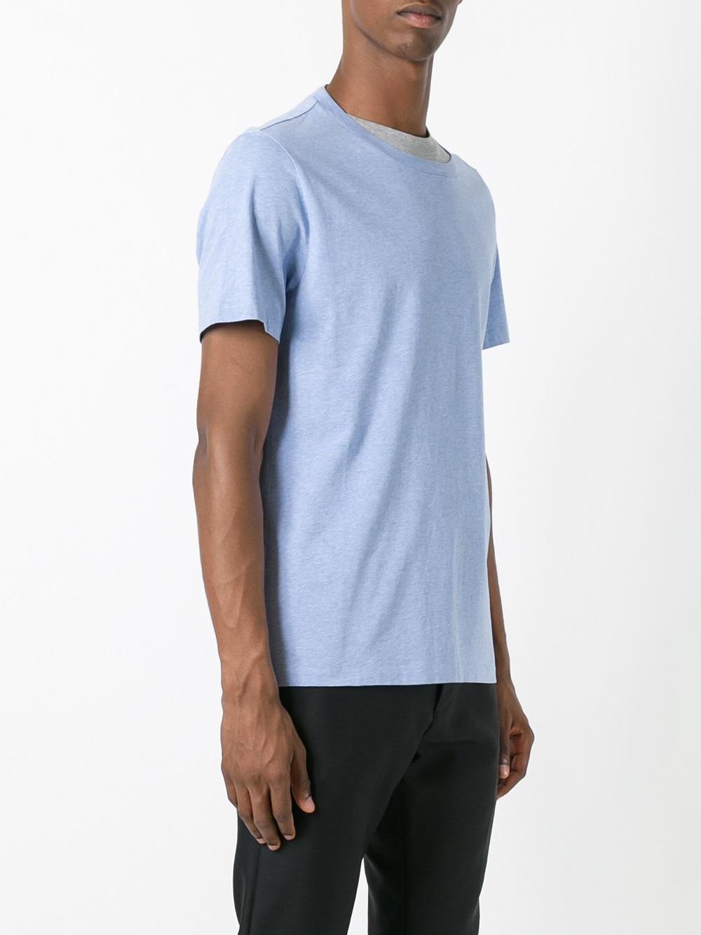 layered-effect T-shirt