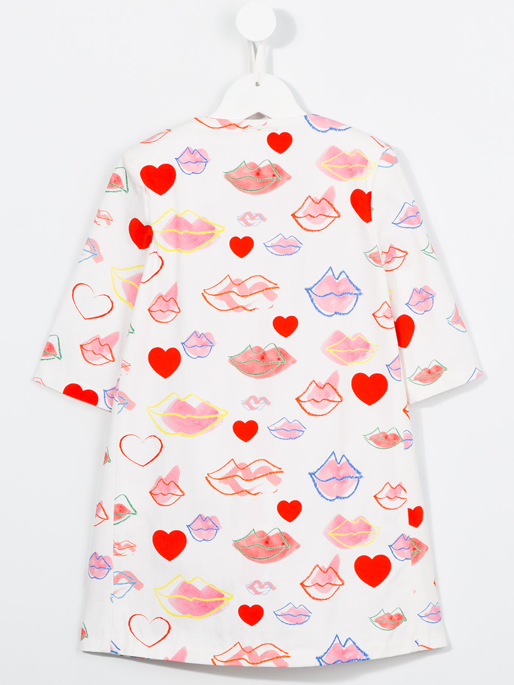 lip print coat