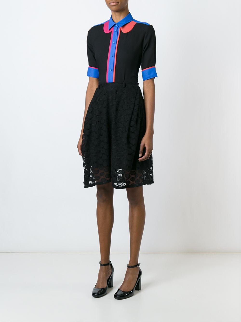 lace overlay skirt