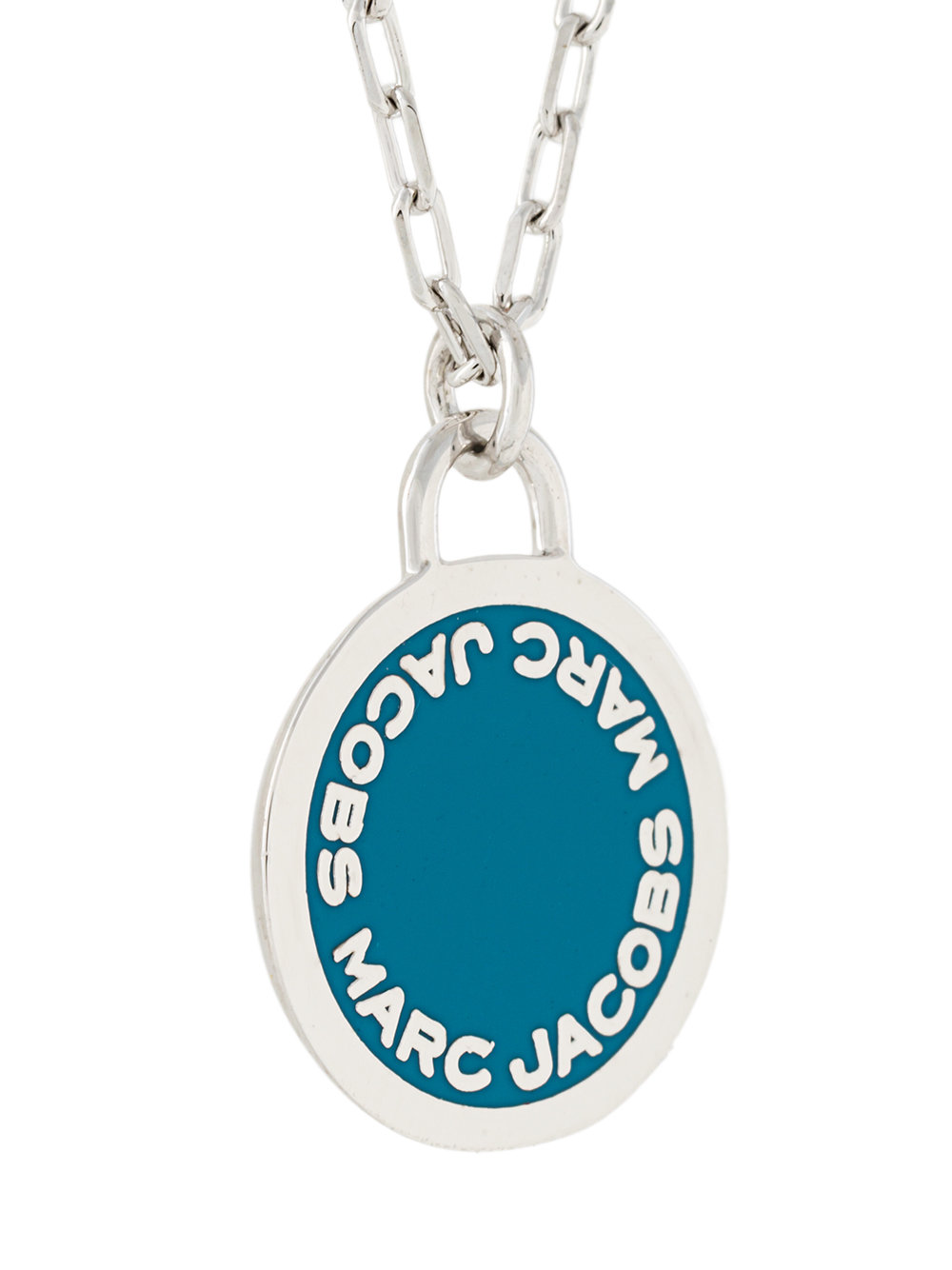 logo disc pendant necklace