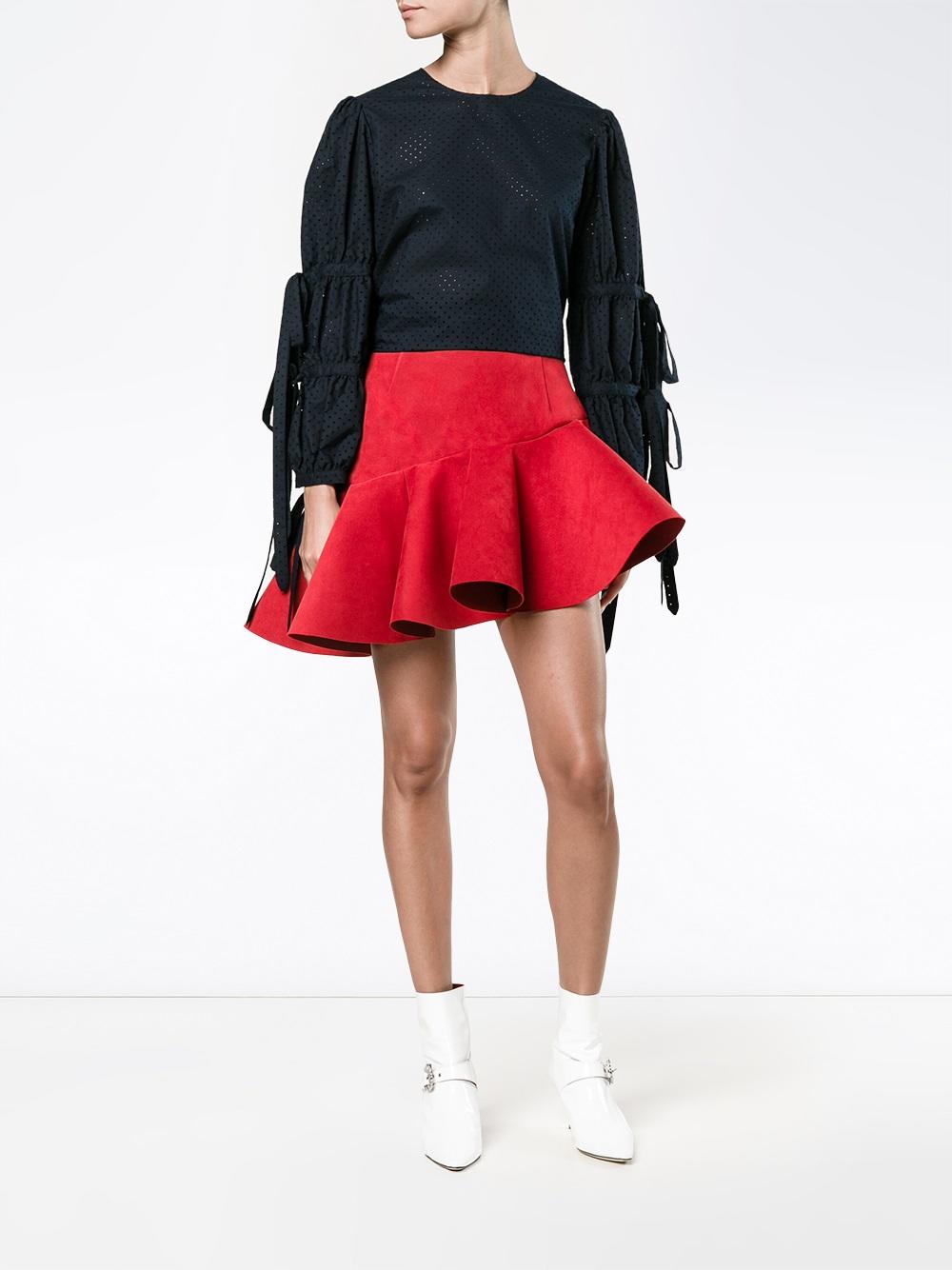 Asymmetric Mini Skirt 