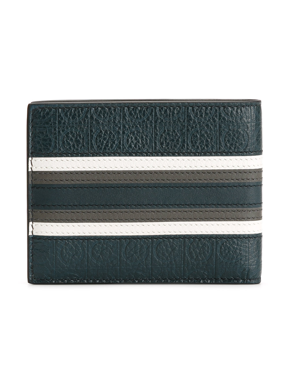 striped wallet