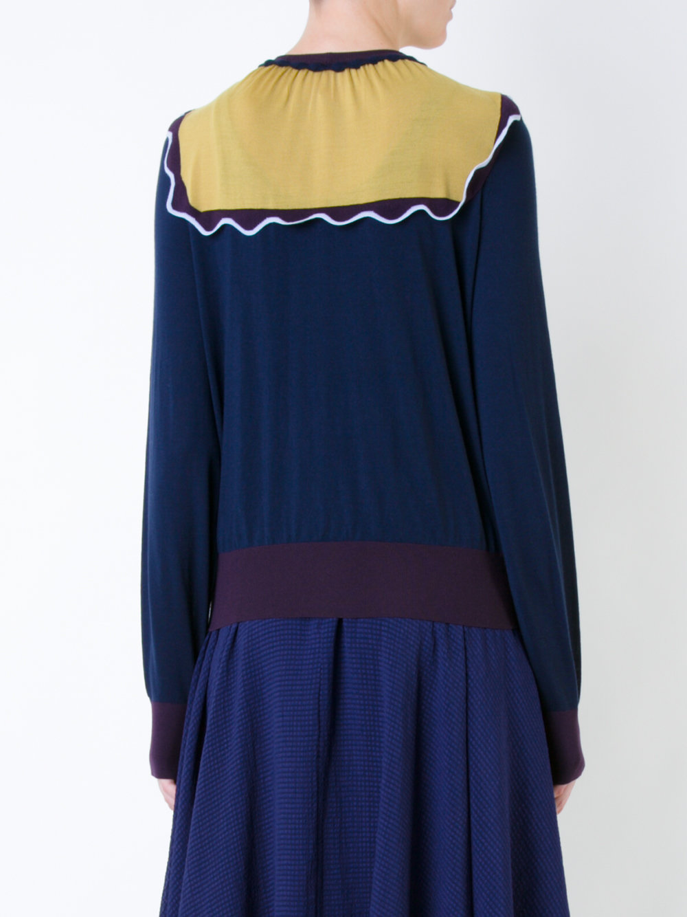 contrast sweatshirt 