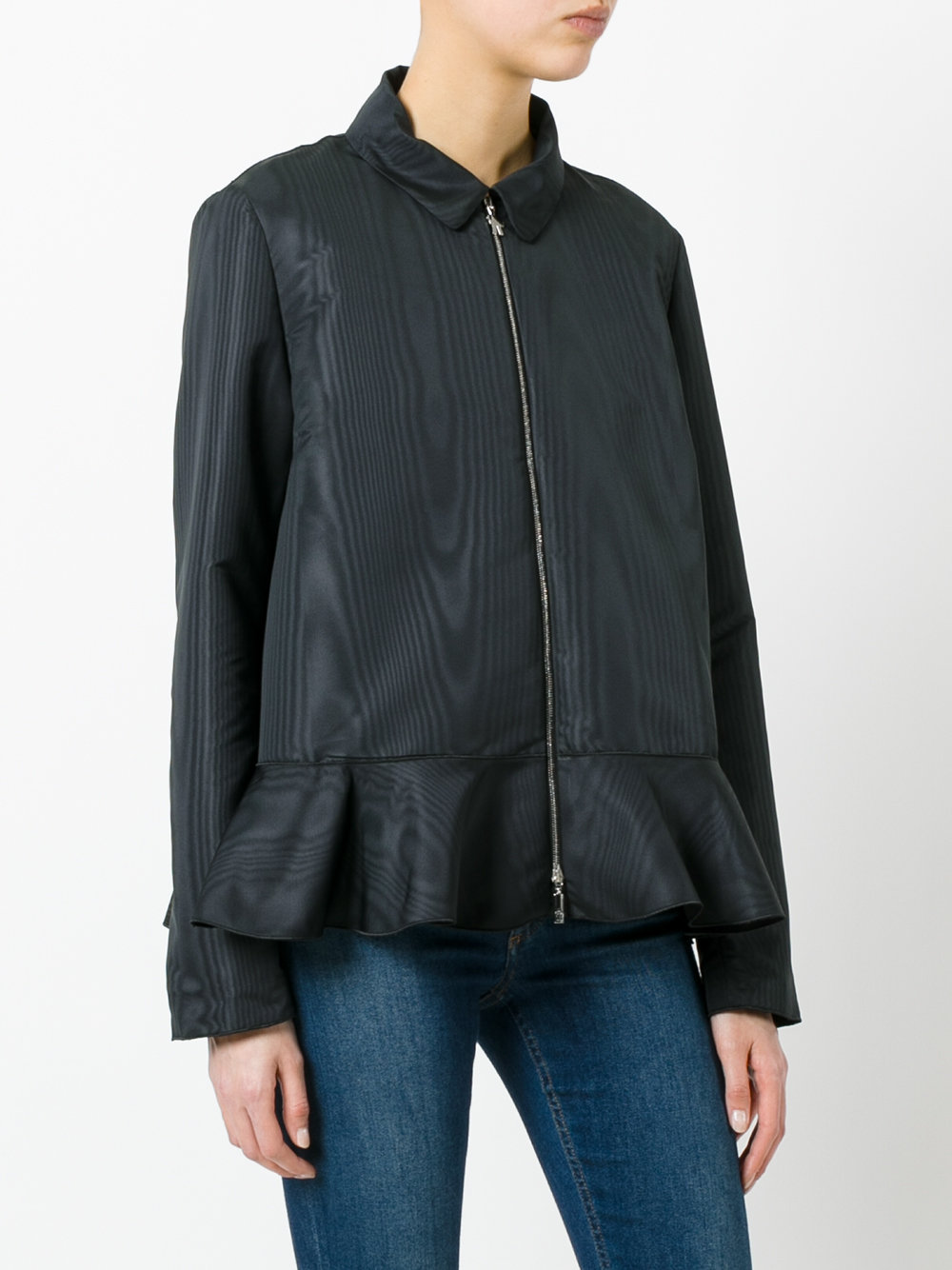 peplum hem jacket